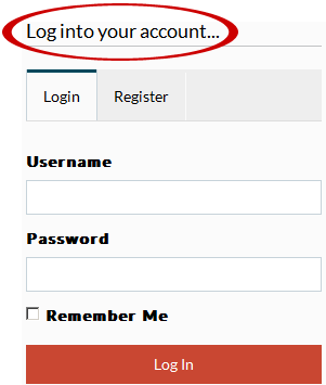 Login - content before