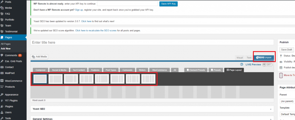 layout sidebar