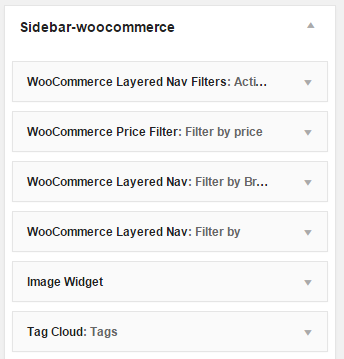 Sidebar-woocommerce