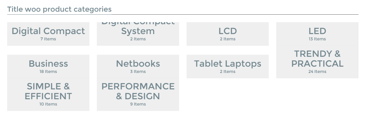 Prd Categories