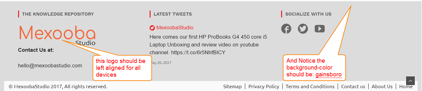footer